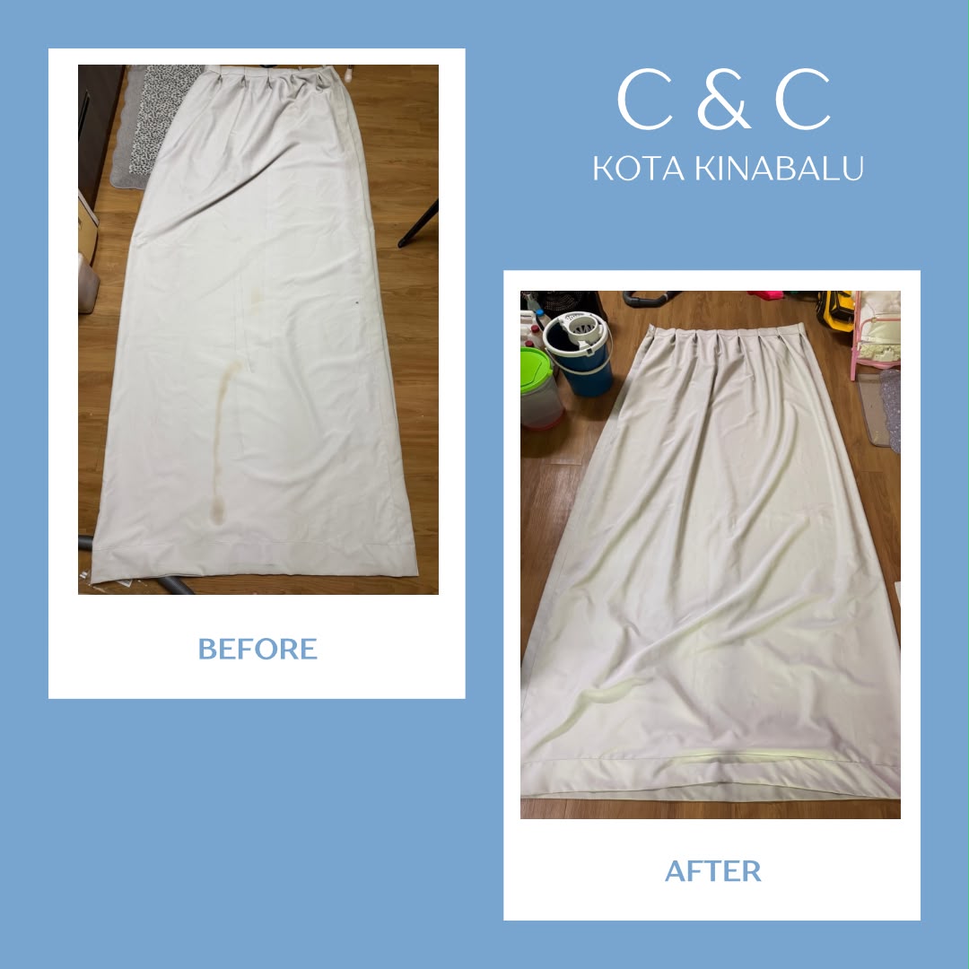 C & C Service curtain cleaning service in Kota Kinabalu