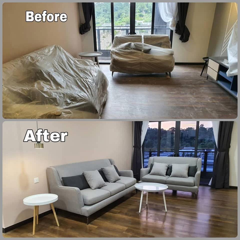 C & C Service professional house cleaning results in Kota Kinabalu